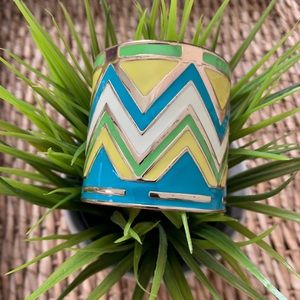 Nordstrom Chevron Statement Bangle Bracelet